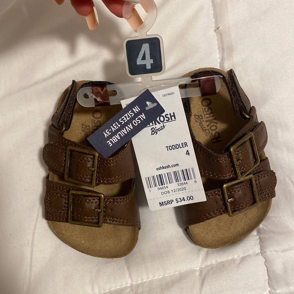 Oshkosh size 4 toddler sandals